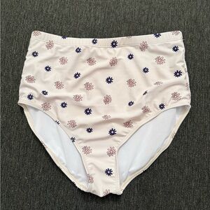 BloomChic White Floral Bikini Bottoms